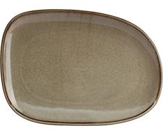 Aerts NV AERTS Ceres 604652 - Plato llano (330 x 230 mm, porcelana), color gris