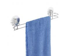 Wenko Osimo Toallero, Acero, Plateado, 5x8x10 cm