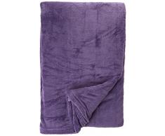 Soleil docre Manta Extra Suave 180x220 cm Calin Violeta en Microfibra