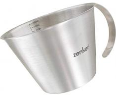 Zenker 44993 - Jarra graduada (1 L, acero inoxidable, con mango)