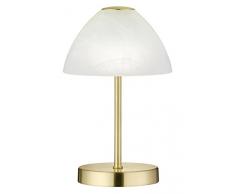 Reality Leuchten LÃ¡mpara de mesa Integriert, 2.5 W, latÃ³n mate, 15 x 15 x 24 cm