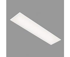 Briloner Leuchten - Panel LED, lámpara de techo LED, plafón de 22 vatios, 2200 lúmenes, 4000 Kelvin, blanco, 1000x250x60 mm