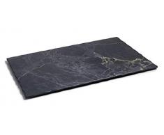 Lacor 63188 Bandeja Rectangular de melamina Libre de BPA, Acabado Estilo mÃ¡rmol, 35x285x09 cm