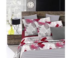 Italian Bed Linen Fashion - Juego de Cama de Microfibra, diseño de pasión, Doble