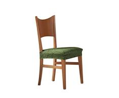 Estoralis Alexia- Funda ElÃ¡stica para Asiento de Silla, tamaÃ±o estÃ¡ndar (hasta 45x45 cm.), Color Verde