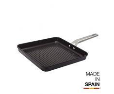 Valira 4658/25 Grill, Aluminio Fundido, negro