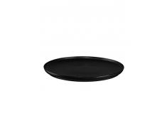 ASA Coppa Kuro - Plato de postre (porcelana, 21 cm), color negro