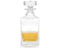RCR Decantador de Whisky Brillante 850 ml. Modelo: 51592020006, Glass
