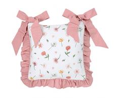 Clayre & Eef ASD25 - Funda para cojÃn de Silla (40 x 40 cm), diseño de Flores