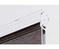 Estoralis VARYS Estor Enrollable Doble Tejido, Noche y dÃ­a, Marron, 100 x 250 cm