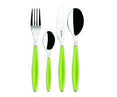 Guzzini Juego de 24 cubiertos Feeling 15,8 x 7,5 x h25,5 cm