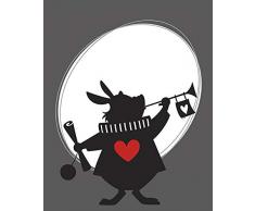 Komar Disney Wandbild Von fotomural, Negro, Blanco, 40 x 50 cm