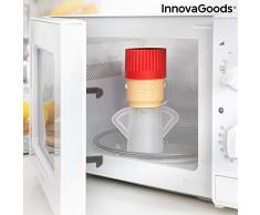 InnovaGoods Limpiador de Microondas Fuming Chef, Multicolor, 6,5 x 15,5 x 11 cm
