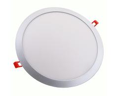 LAES Downlight LED, 24 W, Gris, Diametro 295