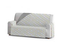 Eysa Nordic Funda, Poliéster, C/5 Amarillo-Gris, 4 plazas 190cm. Válido para sofá Desde 210 a 250cm