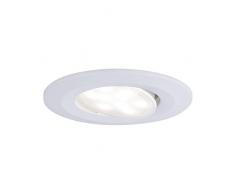 Paulmann 99924 Luminaria empotrable LED Calla, redonda, incl. 10x6,5 W IP65, regulable, foco empotrable, blanco mate, luz para armario, plÃ¡stico, lÃ¡mpara empotrable 4000 K