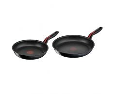 Lagostina LÃ­nea Roja Bis Sartenes Antiadherentes Ã 24 y Ã 28 cm, sartenes inducciÃ³n, gas y horno antiaraÃ±azos, indicador de cocciÃ³n tÃ©rmico, fondo de acero inoxidable y aluminio, mango antideslizante