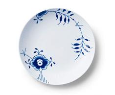 Royal Copenhagen Blue Fluted Mega 1016905 - Plato llano (25 cm de diÃ¡metro, porcelana), color blanco y azul