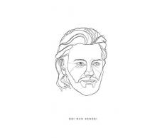 Komar Wandbild Von Star Wars Classic Force Faces OBI WAN | Kinderzimmer, Jugendzimmer, Dekoration, Kunstdruck | ohne Rahmen | WB103-50x70 fotomural, carbÃ³n