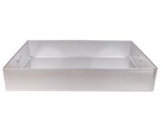 Unbekannt Tostador Rectangular soldada en ángulo Recto Espesor de 3 milÃmetros con Asas Enlace múltiple, 45x30 cm de diámetro cod.ALMA14945