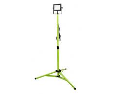 Luceco Foco de Trabajo TrÃpode 30W, Luz Portátil IP65 Impermeable, Lampara LED Portátil para Obras, Jardines, Automóviles, Garajes