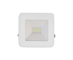 MÃLLER LICHT Pete - Proyector LED exterior (10 W, luz blanca diurna, 6500 K), IP65, 700 lm, para interior y exterior, conexiÃ³n directa, color blanco