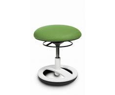 Topstar SU83BR0 Taburete Sitness Bobby para niños, Soporte de pie de Aluminio Blanco Lacado, con Cubierta de Tela