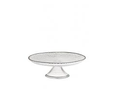 Soul Kitchen Soporte para Tarta Platinum Transparente/Plateado
