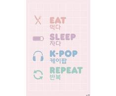 Grupo Erik Poster K Pop Icons, Multicolor, 61x91,5 cm