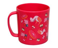 PEPPA PIG Taza de plÃ¡stico para microondas Tazas de desayuno, No Aplica