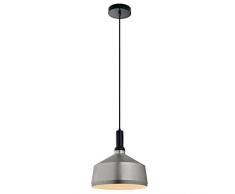 Interfan 55898 Lámpara Colgante E27, Níquel Satinado