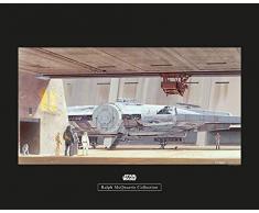 Komar Wandbild Von Star Wars Classic RMQ Mos Eisley Hangar | Kinderzimmer, Jugendzimmer, Dekoration, Kunstdruck | ohne Rahmen | WB153-50x40 fotomural, carbÃ³n
