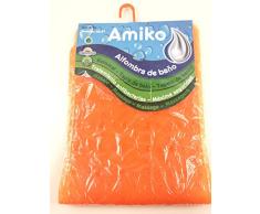 ALFOMBRA BAÃO PVC TRANSLUCIDO 36X97 CM NARANJA