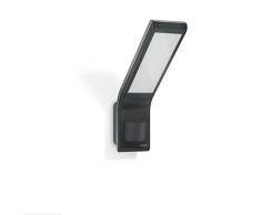 STEINEL Sensor LED-Strahler XLED slim - iluminación al aire libre (Pared, LED, Corriente alterna, Antracita, PIR, Aluminio, De plástico)