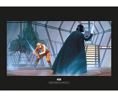 Komar Wandbild Von Star Wars Classic RMQ Vader Luke Carbonit Room | Kinderzimmer, Jugendzimmer, Dekoration, Kunstdruck | ohne Rahmen | WB162-70x50 fotomural, carbÃ³n