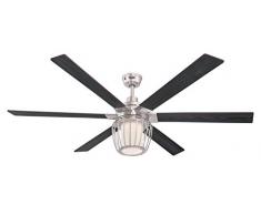 Westinghouse Lighting Willa Ventilador de techo, NÃ­quel cepillado, 153 cm