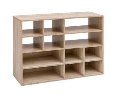 Wohnling WL5.815 Sonoma - Estantería de Madera (97 x 72,5 x 35 cm)