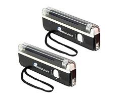 OmniaLaser OL-UVMONEY-V2 de Wood UV Ultravioleta detector banconote false con linterna LED