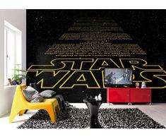 Komar 1Â âÂ Star Wars Intro de la Apertura Crawl Papel Pintado de, Amarillo y Negro, 8