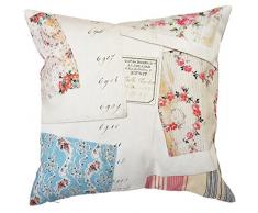 Daycollection Home Office HOOFACCA3 - Cojín de algodón multicolor (medidas: 40 x 40 x 10 cm)