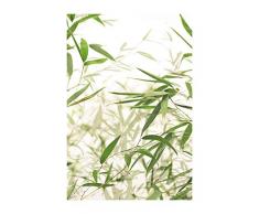 Komar Wandbild Von Bamboo Leaves | Poster, Bild, Wohnzimmer, Schlafzimmer, Dekoration, Kunstdruck | ohne Rahmen | P060-50x70 fotomural, WeiÃ, GrÃ¼n, Braun