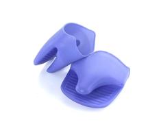 Juego de 2 Guantes tÃ©rmicos para Horno, protecciÃ³n fiable contra el Calor, para Dedos y Manos, Antideslizantes, Silicona