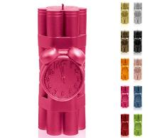 Candellana Hecho a Mano Dynamite Vela de Regalo - Divertida - Vela Decorativa - Decoración del Hogar - Regalos para Amigos - Mecha de Algodón - Tiempo de Quemado 35h - Vela Dark Pink