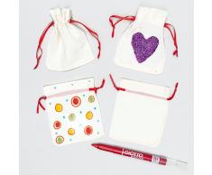 Baker Ross bolsas de regalo, Percal, 10cm x 12cm