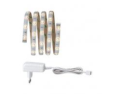Paulmann Basic Set Warm white expanded max. 4,8m 70317Â Kit completo de tira LED de 1,5m, Blanco cÃ¡lido, 4,5W 230/12V 12VA Integriert, 4.5 W, 150 x 1,05 x 0,3 cm