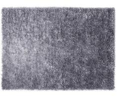Esprit Cool Glamour Moderno Marca Alfombra, poliéster, Plata, 200 x 140 x 5 cm