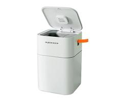 JOYBOS JOB088 Papelera Cubo Cuadrado 15 l Easy Pack con Tapa-Incluye 30 Bolsas de Basura, 15 litros, PP+ABS+TPU, Blanco