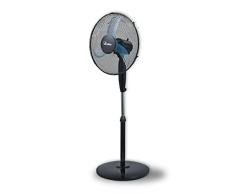 ARDES | AR5AM40PB Ventilador de Pedestal Potente Silencioso 3 Aspas 40 cm Oscilatorio con Altura e Inclinación Regulable Ventilador de Pie Ardes 3 Velocidades Penny AR5AM40PB