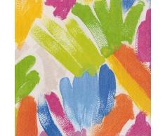 Caspari Servilletas de Papel Pinceladas, Multicolor, Pack de 20