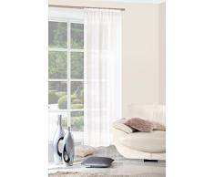 Eurofirany Gardine mit KrÃ¤uselband Rebecca, cremig, 135x250 Cortina, Tela, 0.02 x 135 x 250 cm